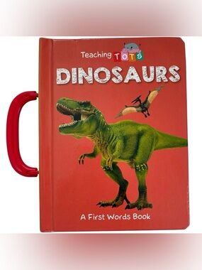 🎉6/$20 ‘DINOSAURS’ BOARD BOOK CHILDREN’S TODDLER WORD BOOK